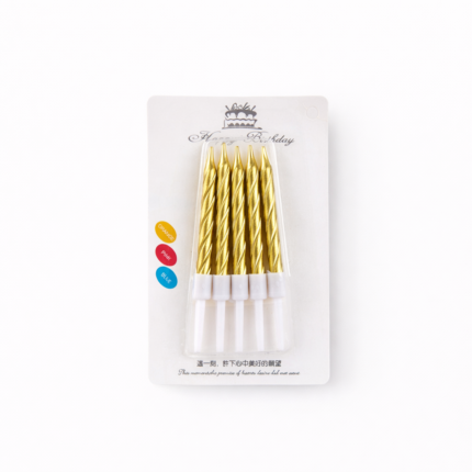 Golden Candles - 10 Pcs / Box