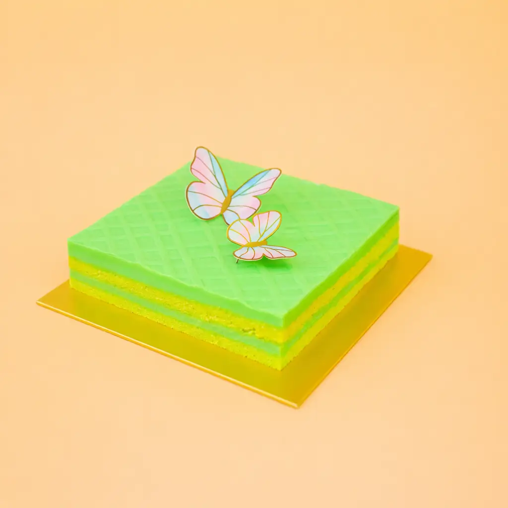 Pandan Kaya Birthday cake DP