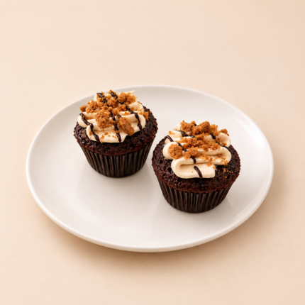 CHOCOLATE BISCOFF CUPCAKE